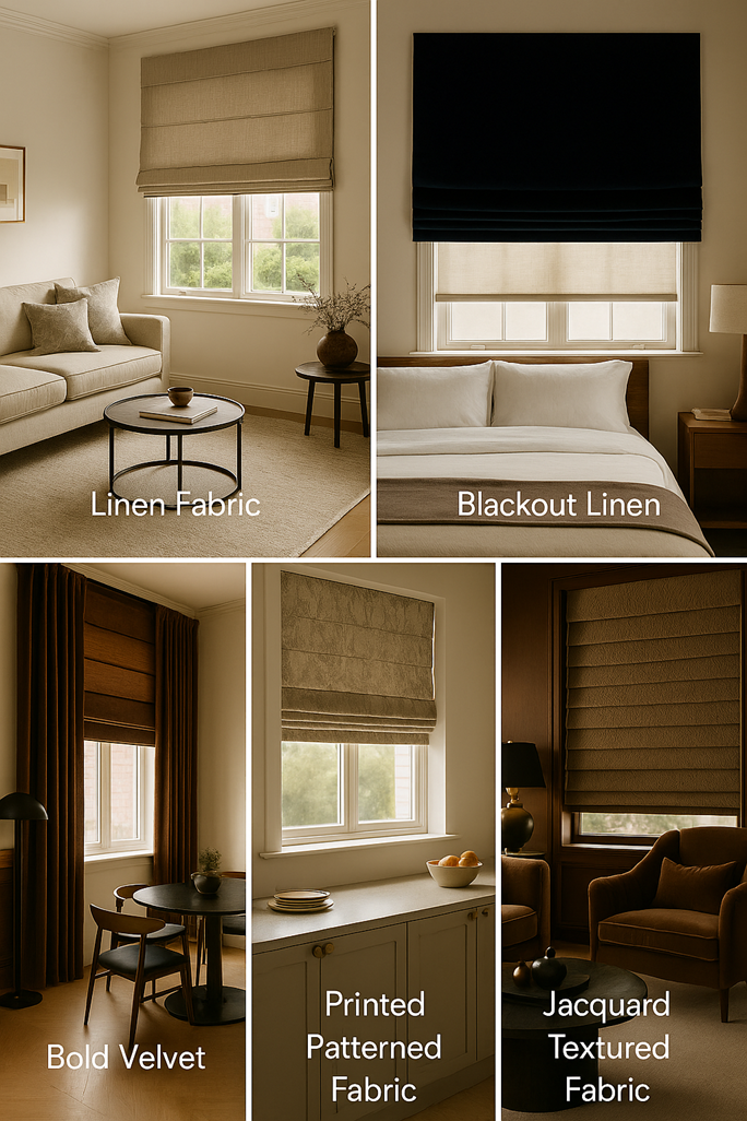 كل ما تريد معرفته عن الستائر الرومانية (Roman Blinds)